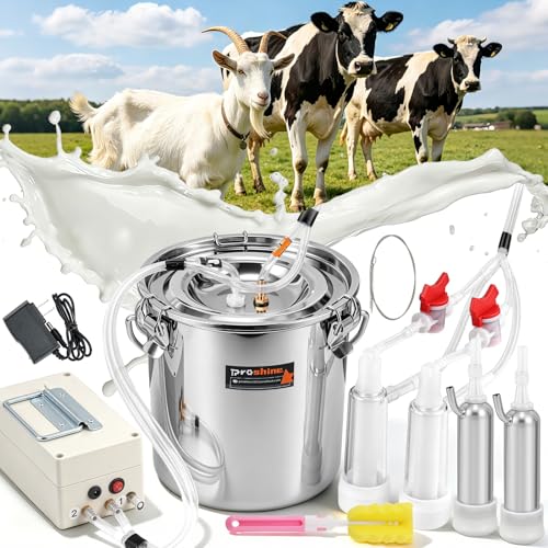 Proshine 2-in-1 Electric Goat and Cow Milking Machine