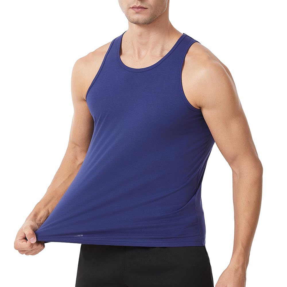 Camiseta sin Mangas de algodón para Hombre, para Culturismo, Fitness, Gimnasio, Ejercicio, Correr, musculación, Chaleco
