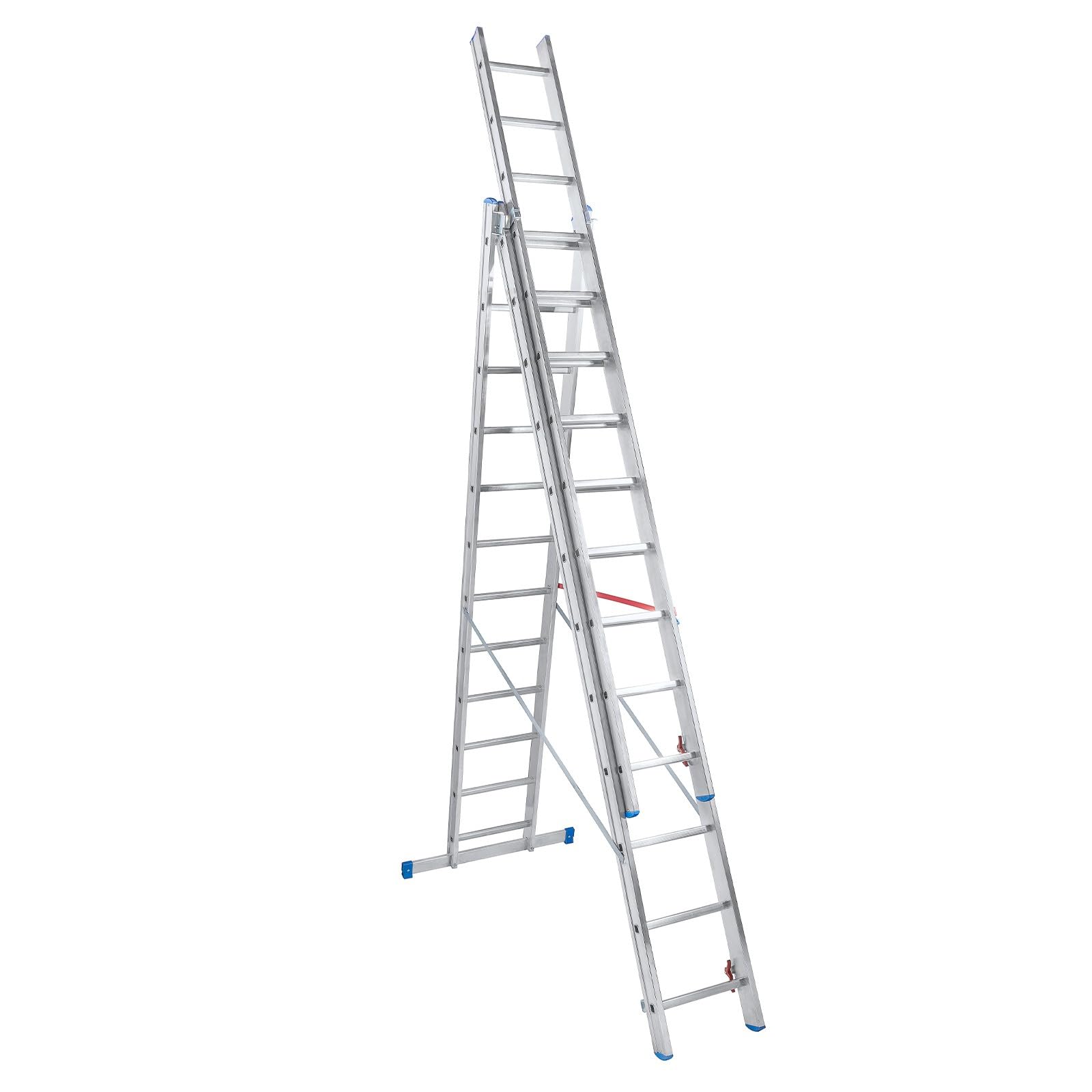 Petra Echelle Professionnelle Transformable en Aluminium 3 Plans 12 marches
