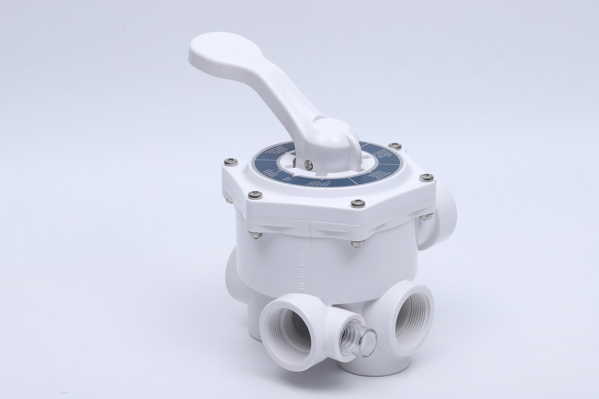 WATERTECH SYSTEMS Swimming Pool Filter Sidemount Multi Port Valve 1.5 inch Suitable for Sand Filter 400-700 Dia