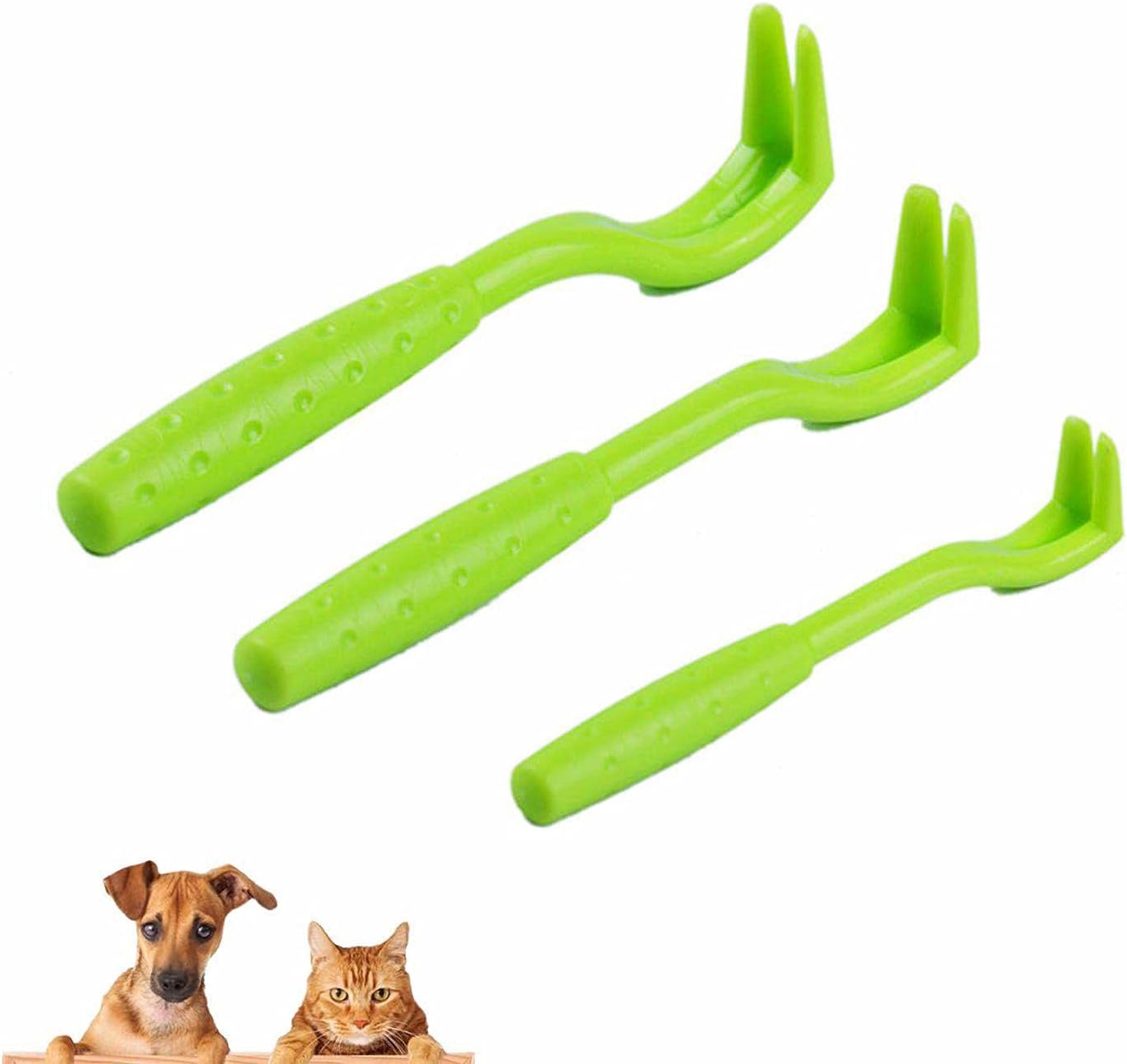 AOiGT Zecken Set, Zeckenentferner, 4 Stück Zeckenzange Für Hunde