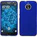 Produktbild PhoneNatic Case kompatibel mit Lenovo Moto G5s - blau Silikon Hülle matt Cover