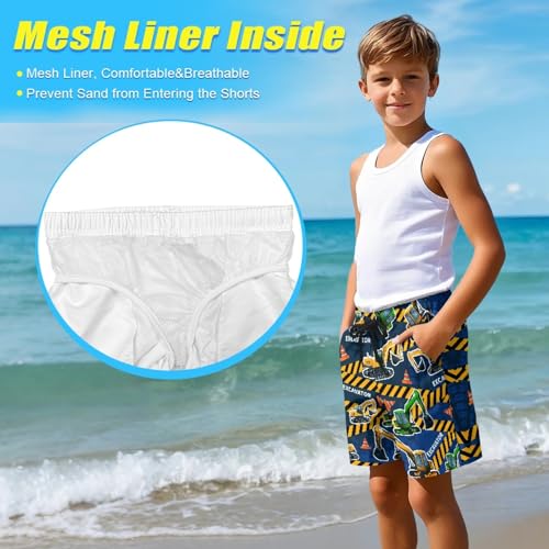 Kids Beach Shorts for Boys Hawaiian Pants for Children Sweatpants 5