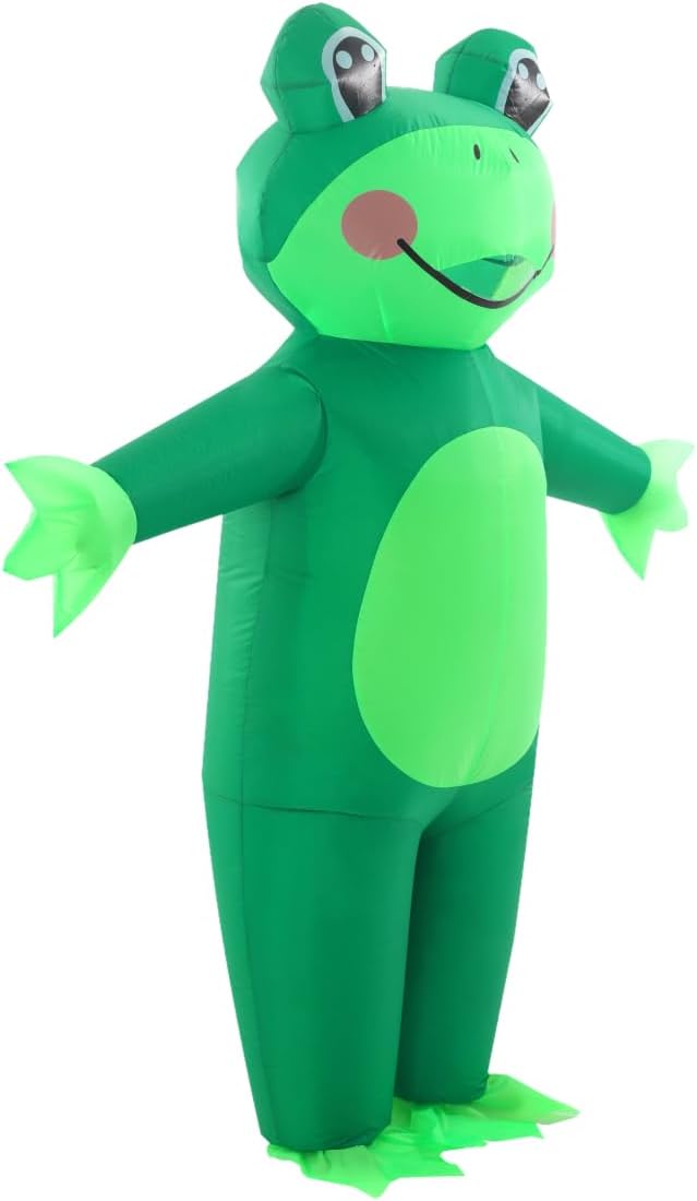 Inflatable Frog Costume Blow Up Inflatable Costume Adult For Party Cosplay Halloween