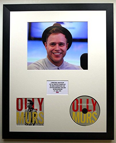 OLLY MURS/PHOTO & CD DISPLAY LTD. EDITION OF THE ALBUM NEVER BEEN BETTER