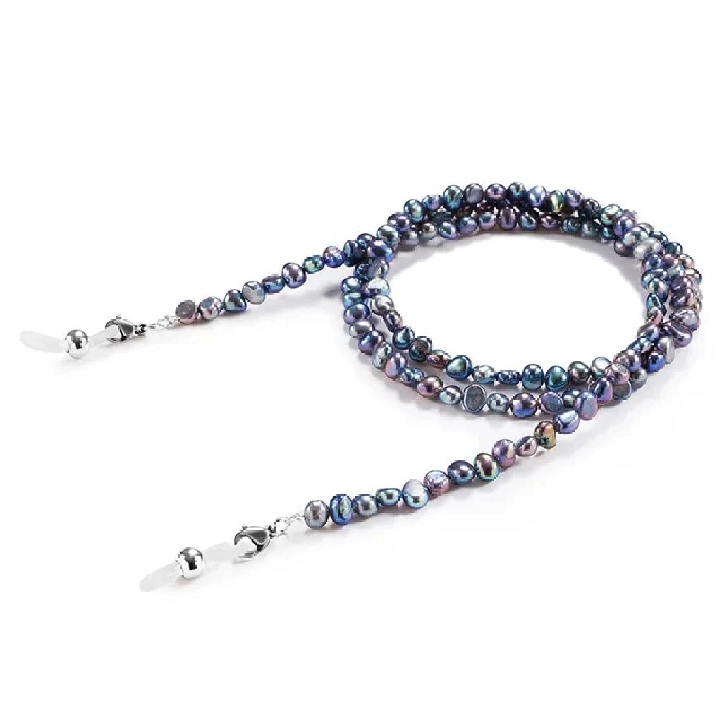 Chaîne de Lunettes en Perles antidérapante pour Femme, bandoulière