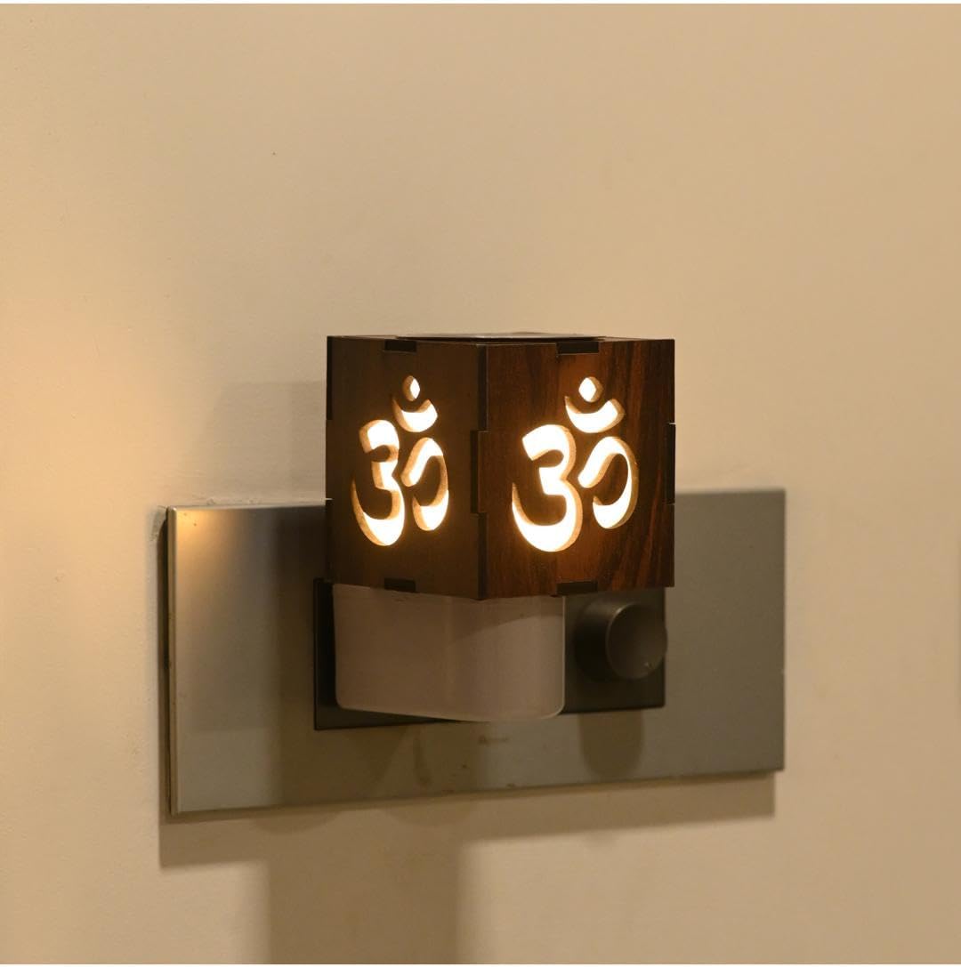 Om Kapur Dani Incense Holder for Kapur Burnig and Fragrance Your Room, 12 X 12 X 11 CM, Brown