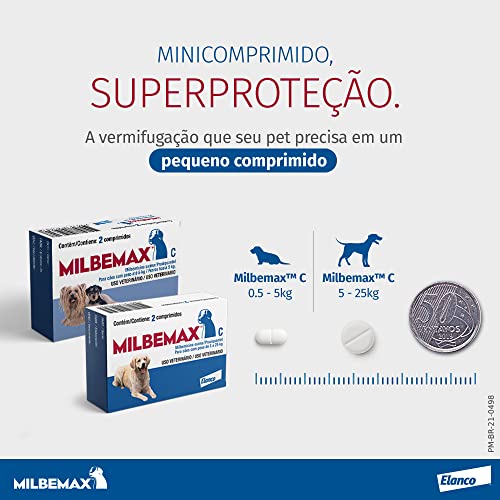 Milbemax C (5-25kg), 2 Comprimidos Elanco