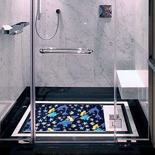 Tapis de bain antidérapant lavable machine à trous de drainage - 7