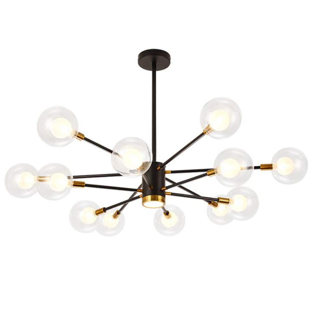 Lustre en mousse créative suspension double abat-jour chambre hôtel