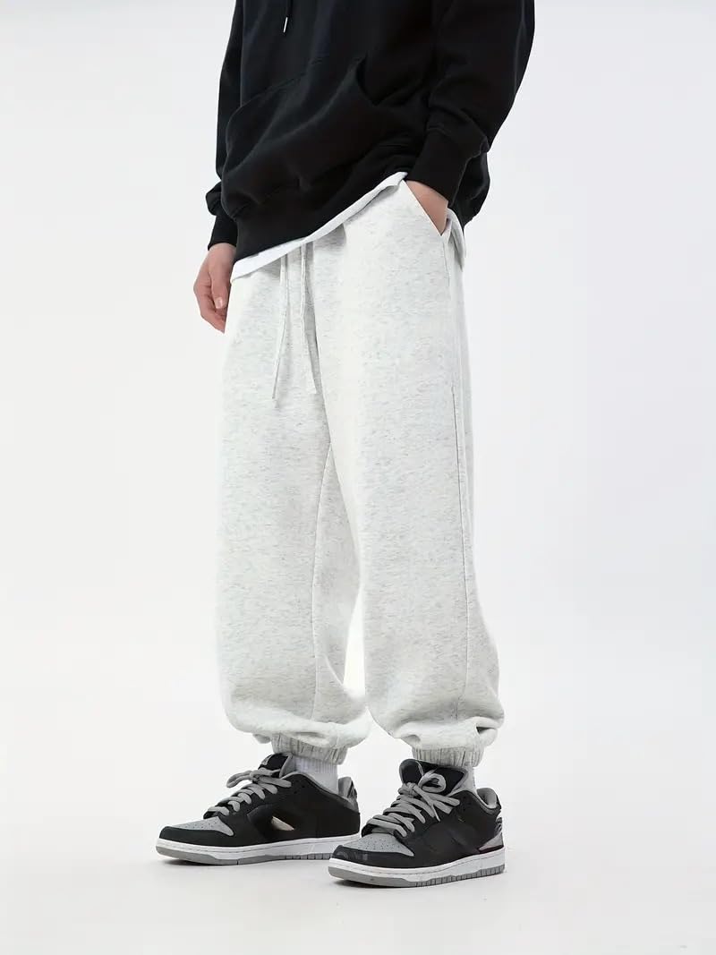 dockstreet Men's Alley Cool Backdoor Series Men's Casual Sweatpants Baggy Jogger Pants ||Drawstring Joggers || 100% Pure Cotton || Breathable Airy for All Seasons-picture-49