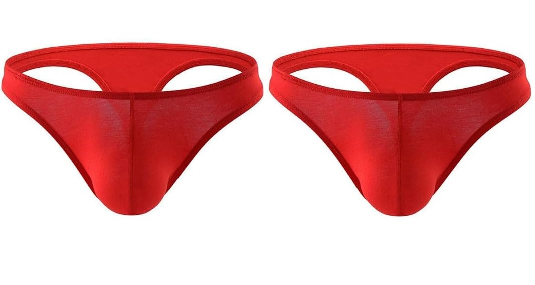 bruchi club Mens and Boys Thong Strechable Cotton Underwear Unique Flexible Combo Pack of 2 (FOXY0611)-picture-14