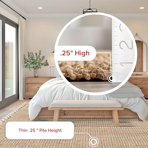 nuLOOM Raleigh Farmhouse Jute Tasseled Area Rug, 8x10, Natural - Image 7