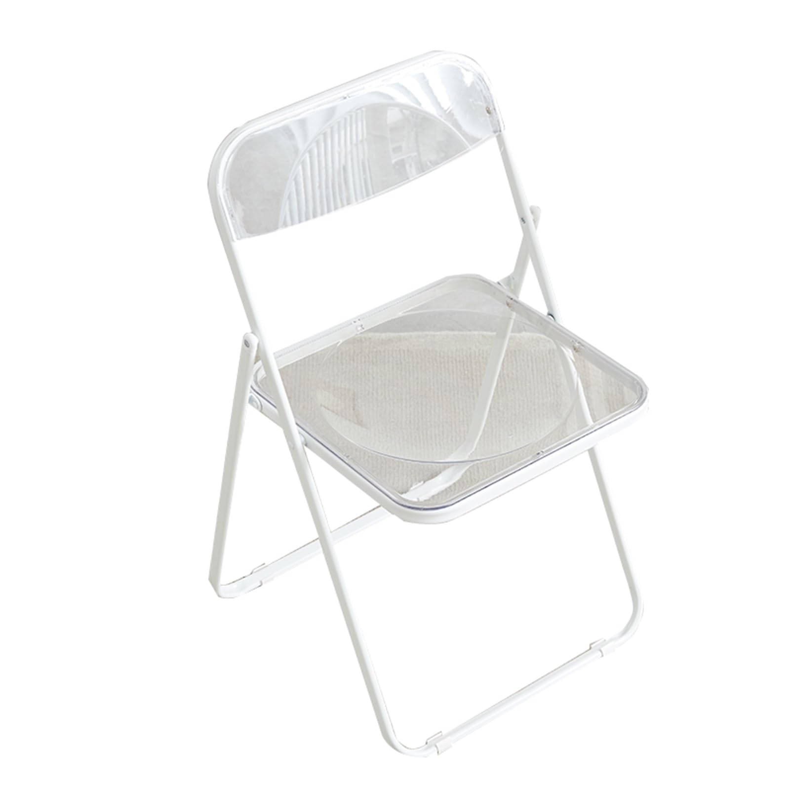 Chaise pliante en acrylique transparent pour sublimer vos fêtes et repas de famille