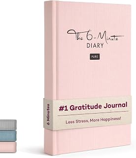 UrBestSelf The 6-Minute Diary Pure (The Follow-Up Version) (Das 6-Minuten-Tagebuch Pur, die Nachfolgeversion auf Englisch) – 6 Minutes a Day for more Mindfulness and Happiness