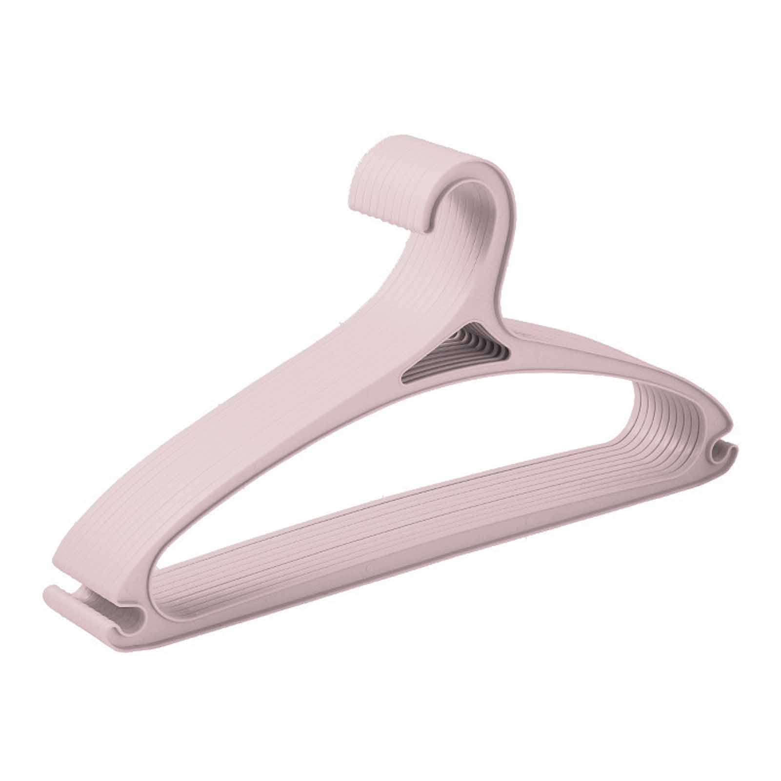 Cintres en plastique solides avec lèvres latérales pour vêtement et pantalon