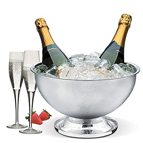 Champanheira com Separador para 3 Garrafas Lyon, 6 Litrros, 32 x 17,7 cm, Aço Inox, Brinox