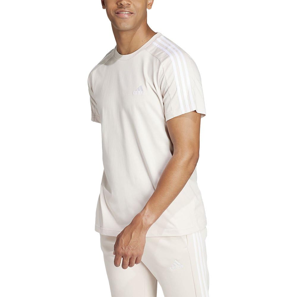 adidas Essentials Single Jersey 3-Stripes tee Camiseta de Manga Corta Hombre (Pack de 1) — view 22