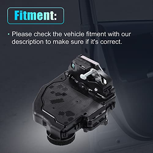 Image of X AUTOHAUX Power Door Lock Actuator Motor Rear Left Driver Side for LEXUS GS350 2016-2019 6906006100 6906033120