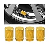 KHGUZ Gold Car Tire Valve Caps