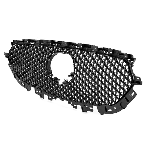 HECASA Front Grille Mesh Compatible with 2017-2021 Mazda CX-5 CX5 Bumper Grill Mesh Assembly Grille PP Plastic Black Replacemant for KB8C-50-719 MA1200212 by HECASA - Image 3