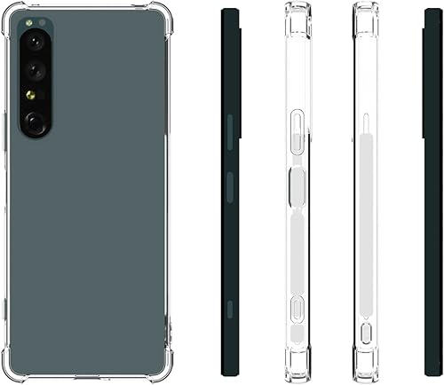 Miniatura 2 de Funda para Sony Xperia 1 IV Clear TPU Cuatro Esquinas Protectoras Funda Transparente Suave