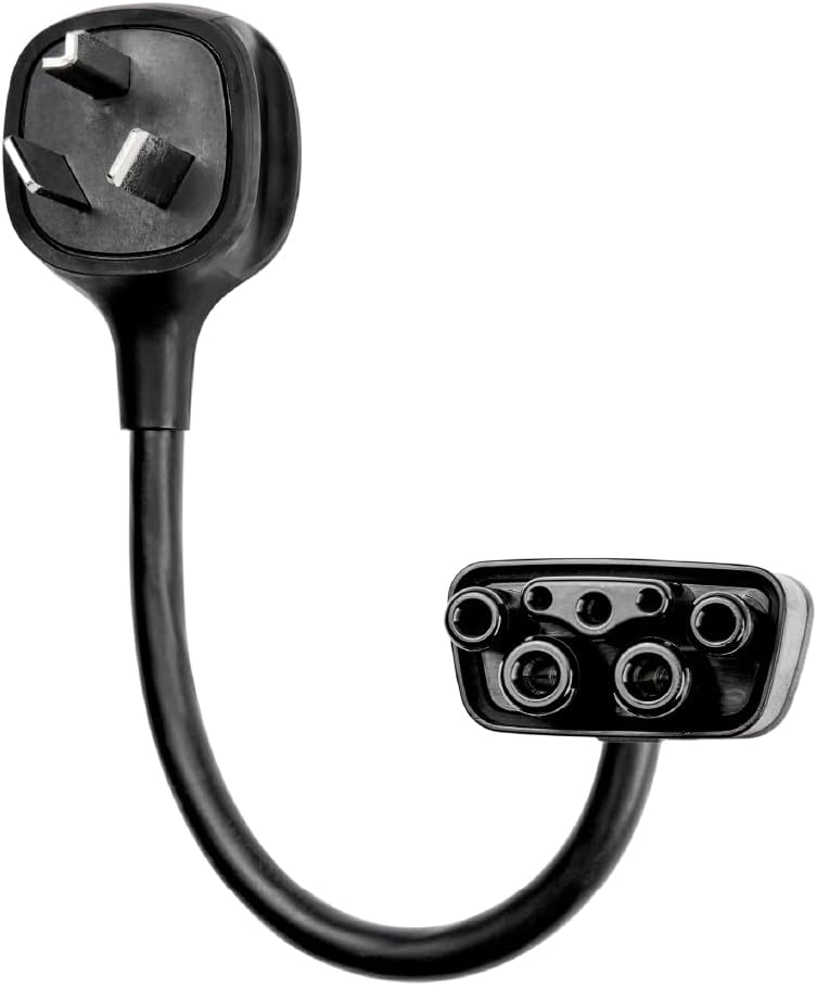 LENZ NEMA 10-30 Adapter: Compatible ONLY with Tesla Mobile Charger Gen 2 & 3, This Adapter Plugs into Your 240 V 10-30 Outlet at 24 Amps (Verify Before Purchase) – 16-Inch Length