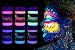 Midnight Glo Metallic Body Paint Face Makeup Body Shimmer Black Light Reactive Made In USA (6 Bottles 0.75 oz Each), Washable, Glows with Blacklight