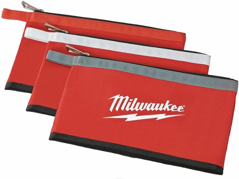 Milwaukee 48-22-8193 12 in. Zipper Tool Bag in Multi-Color - pack of 3