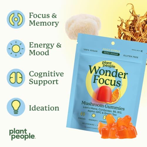 Plant People WonderFocus Mushroom Gummies