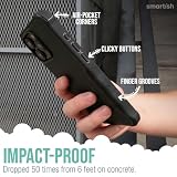 Smartish® Ochronne etui magnetyczne do iPhone'a 16 Pro Max, Gripzilla kompatybilne z MagSafe, wytrzymałe etui pancerne, przetestowane przed upadkiem, ochrona dla Apple iPhone 16 Pro Max, czarny krawat