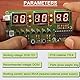 DAOKAI Digitaluhr DIY Elektronik Bausatz 6Bits LED-Digitalröhrenanzeige Leiterplatte Lötpraxis Bausatz Elektronik für DIY Löten Student STEM Projekt,mit 9-V-Batterieclip