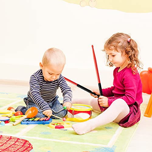 Ubblove Nylon Drumsticks 2 Pairs With Anti-Slip Handles For Drum,Exercise Plastic Drum Sticks,Attractive,Light And Durable Sticks For Drums,Musical Instrument Percussion Accessories  thumb #8