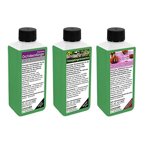 Zimmerparadies Dünger SET mit 3 Profi Flüssigdüngern Cover
