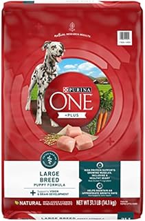 Purina ONE Natural, High Protein, Large Breed Dry Puppy Food, +Plus Large Breed Formula - 31.1 lb. Bag