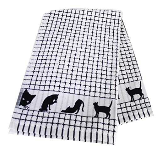 Samuel Lamont Poli-dri Jacquard Tea Towel Cat