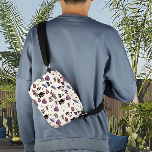 Image of Movie Inspired Crossbody Bag How You Likin' Da Rain Inspire Merch Movie Character Fan Shoulder Bag