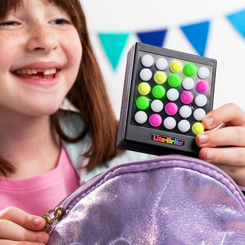 Image of Lite Brite Mini Touch, Create Art with Light, Enhances Creativity, Gift for Girls and Boys Ages 6+