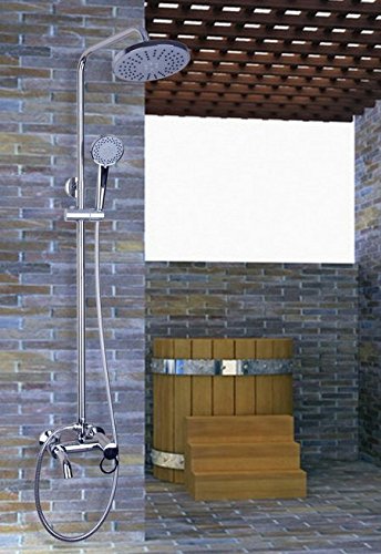 Pommeau de douche mural effet pluie Gowe 20,3 cm : l'ambiance spa dans votre salle de bain