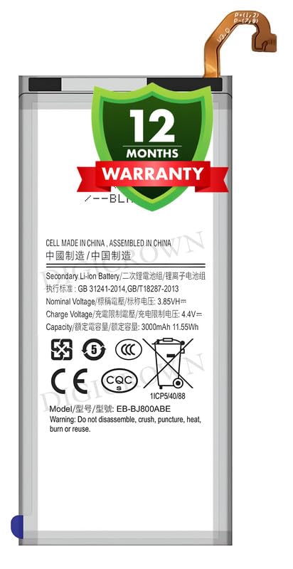 Image of Original EB-BJ800ABE Battery Compatible for Samsung Galaxy On6 | A6 (2018) | J6 (2018) - (3000mAh) - 1 Year Warranty DF7
