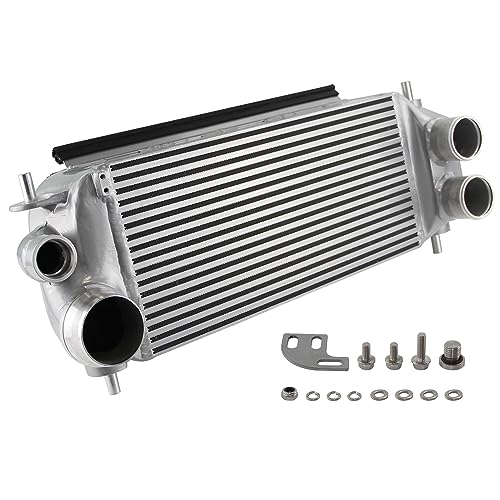 Upgraded Performance Intercooler Kit Compatible with Ford F150 F-150 2.7L/3.5L EcoBoost 2015+ Aluminum Silver