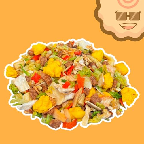 Image of Ramen Bae Spicy Garlic Dried Ramen Toppings - Low Sodium, Chili Flakes | Low Fat, Dehydrated Ramen Toppers, Add Ins, Mix Ins for Ramens, Noodles, Soup, Fried Rice - Up To 20 Servings