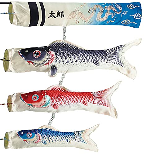 【展示品限り】鯉のぼり（室内用)　プチ座敷鯉物語セット　60cm Amazon | こいのぼり ワタナベ 鯉のぼり 室内用 60cmセット プチ