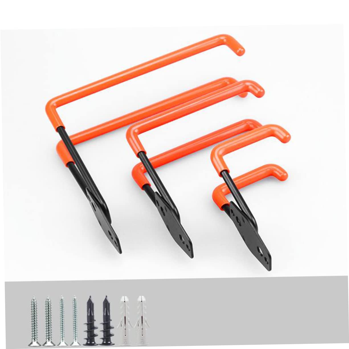 MAGICLULU 2pezzi Ganci Metallo Per Garage e Da Rivestimento Antiscivolo Per Pesanti e Organizzazione Spazi Per e