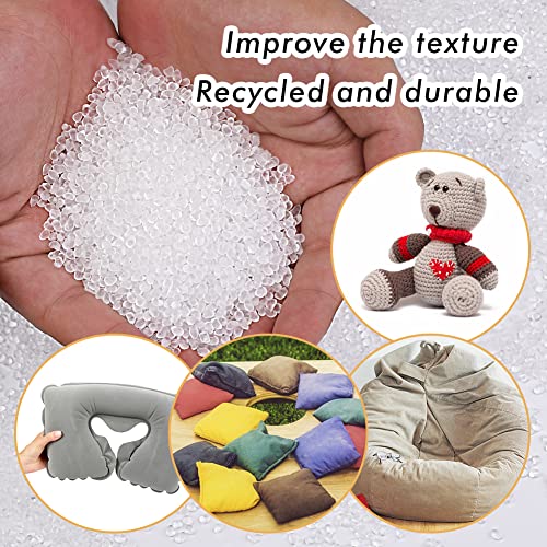 Image of Stuffing Beads, 8.8oz Weighted Beads for Stuffed Animals, Craft Poly Pellets Weighted for Stuffed Animals - 250g