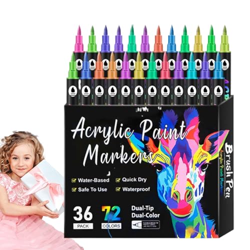 Marqueurs indélébiles à séchage rapide pour art sur verre et pierre