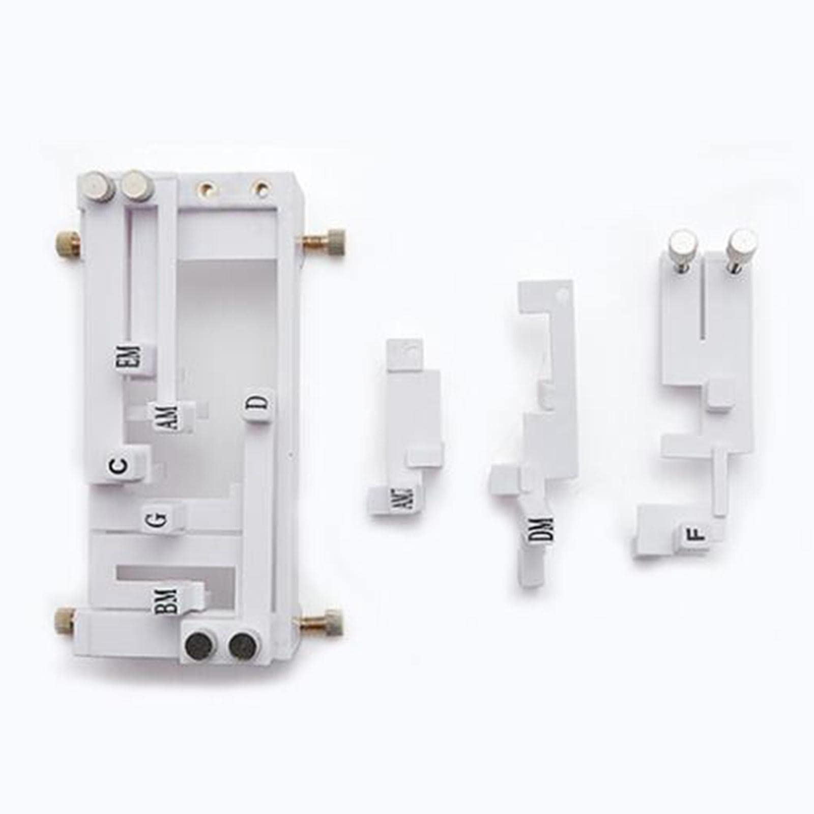 Teaching Aids per Chitarra Pratica Strumenti Assistenti Apprendimento Corde Accessori Funzionali in Plastica Adatto a Adulti Ragazzi, White