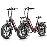 High-Performance Power System: The Heybike Ranger S features a 750 W brushless geared motor with a peak output of 1400 W, effortlessly tackling steep 30-degree inclines. Paired with a 720 Wh removable battery, it offers a range of up to 55 miles on a...