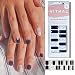 Vitnal Pegatinas Uñas de Gel - 22 Tiras de Uñas, Pegatinas Uñas Semipermanente, Nails Stickers Adhesivos de Gel UV, Manicura Pegatinas, Manicura Azul Decorada y Mármol Adhesiva