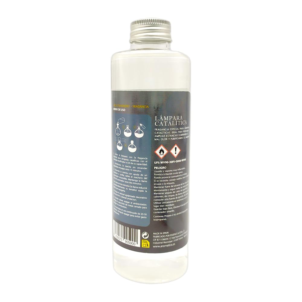 Pack Ahorro Lámpara Catalítica Orange Diamonds + Fragancia Wild Strawberry (500ml) + Limpiador Neutro (200ml) + Mecha de Repuesto
